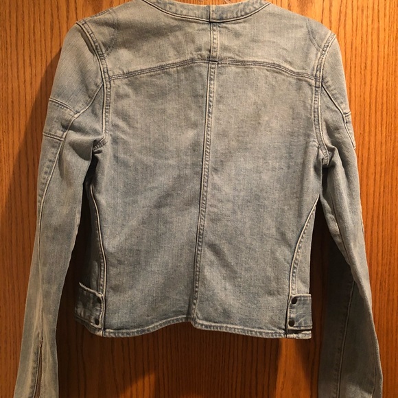 Paige Denim zipper detail jean jacket. Like new - Picture 3 of 5